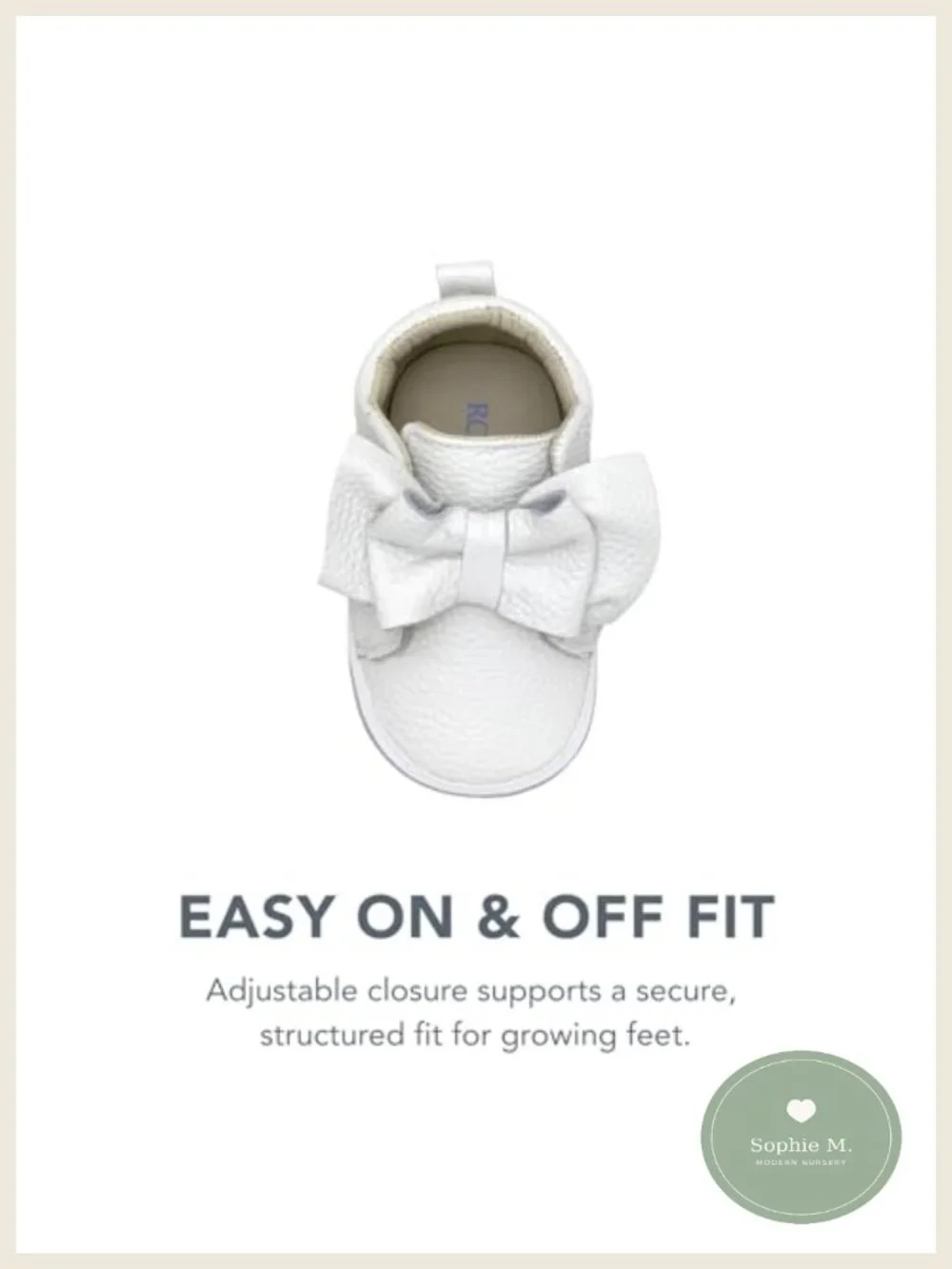Robeez Infant Toddler First Walker Sneakers - Leather - Hook & Loop